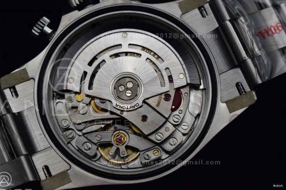 Daytona Dial Edition Clean SS Black 116520 SA4130 904L V2 and Bracelet Case 1:1 Best 0417